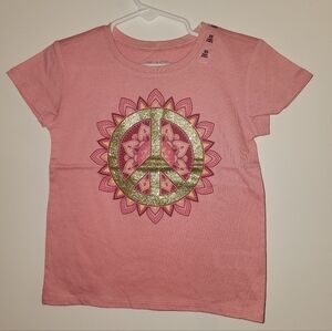 CHILDREN'S PLACE - Girls Peace Sign Graphic Tee (NWT)